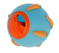 Kerbl Pet Balle snack pour rongeur bleu/orange, Ø7cm