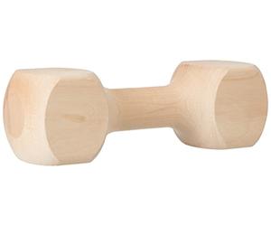 Kerbl Pet Bâton de Rapport de Compagnie, Jouet de Rapport, 25cm, Environ 650g, Forme carrée, en Bois Dur, pour Chiens, entraînement
