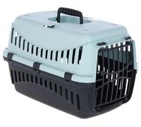 Kerbl Pet Caisse de Transport Expedion, possibilité de Transport pour Chats/Chiens/Petits Animaux, Plastique, Bleu|Noir, 45x30x30 cm