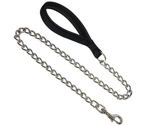 Kerbl Pet Chaîne avec poignée intégrée Miami Plus, 100cm, Ø4mm