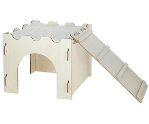 Kerbl Pet Château pour Rongeur avec Rampe, 53x28x25cm