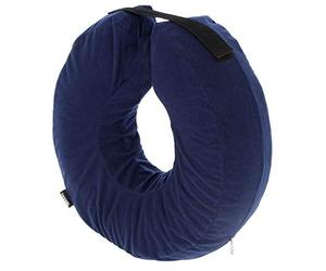 Kerbl Pet Collerette pour Chiens Gonflable Bleue, 36-50cm