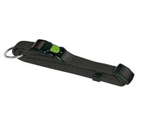 Kerbl Pet Collier Miami, 15 mm, réglable 30-45 cm, Noir, Nylon, pour Chiens, Hydrofuge et Anti-salissures