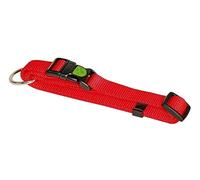 Kerbl Pet Collier Miami, 25 mm, réglable 45-65 cm, Rouge, Nylon, pour Chiens, Hydrofuge et Anti-salissures