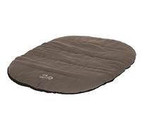 Kerbl Pet Coussin Traveler, 85x65cm, Taupe, pour Le Voyage, Coussin pour Chien, Enroulable, Surface de Repos Moelleuse, avec Housse