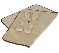 KERBL Couverture lapin souple pour chiots et chiens 72 x 51 cm, couleur marro...