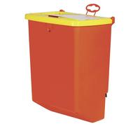Kerbl Pet Distributeur Automatique de Nourriture pour Lapins, capacité 2500ml, Rouge, 1 mangeoire, avec Couvercle, Facile à Fixer