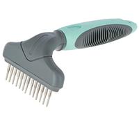 Kerbl Pet Étrille de démêlage 1 rangée Turquoise/Gris, 15X9cm