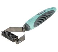Kerbl Pet Étrille de démêlage Turquoise/Gris, 20 Lames, 18cm