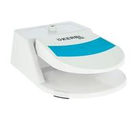 Kerbl Pet Fontaine à Eau Bubble, 25,5x18x8 cm, Blanc, Bleu, Plastique, Alimentation pour Chiens, régulateur de Pression d'eau intégré