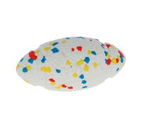 Kerbl Pet Jouet à Lancer et rapporter, Balle de Football en TPU, Jouet pour Chien, Blanc, Jaune, Bleu, Rouge, 13,5x7,5x8,5 cm, Doux pour Les Dents et Les gencives