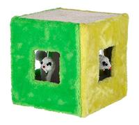 Kerbl Pet Jouet en sisal pour Chat Vert/Jaune, 20X20X20cm