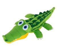 Kerbl Pet Jouet pour Chats Jumping Crocodile, Vert, Longueur 34 cm, Jouet interactif pour Chats, Jouet de Mouvement, avec câble USB, Rechargeable, Queue frétillante