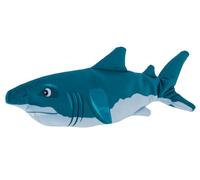 Kerbl Pet Jouet pour Chats Jumping Requin, Bleu, Longueur 30 cm, Jouet interactif pour Chats, Jouet de Mouvement, avec câble USB, Rechargeable, nageoire frétillante
