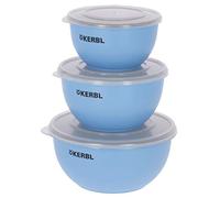 Kerbl Pet Kit de gamelles en INOX Bleu, 550ml/900ml/1200ml
