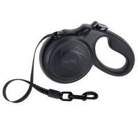 Kerbl Pet Laisse à Enrouleur, Laisse pour Chien, Anthracite, 5 m, pour Les Chiens de 30 kg Max., Longue Laisse Flexi, poignée Ergonomique, mécanisme d'enroulement, Sangle réfléchissante