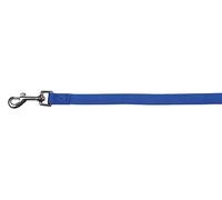 Kerbl Pet Laisse avec poignée Souple Miami, Laisse pour Chien, Bleu, 100cmx20mm, Nylon, résistante à l'eau et à la saleté