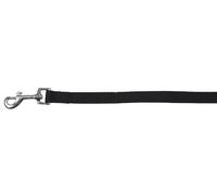 Kerbl Pet Laisse avec poignée Souple Miami, Laisse pour Chien, Noir, 100cmx20mm, Nylon, résistante à l'eau et à la saleté