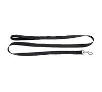 Kerbl Pet Laisse avec poignée Souple Miami, Laisse pour Chien, Noir, 180cmx25mm, Nylon, résistante à l'eau et à la saleté