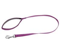 Kerbl Pet Laisse avec poignée Souple Miami, Laisse pour Chien, Violet, 100cmx20mm, Nylon, résistante à l'eau et à la saleté