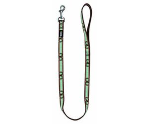 Kerbl Pet Laisse Courte Wild Life Marron/Bleu, 100cm, 20mm