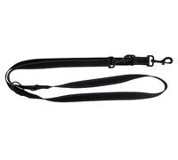 Kerbl Pet Laisse Dallas, 200 cm, 25 mm, Noire, avec Nylon réfléchissant, réglable en 3 Positions, avec Mousqueton, pour Chiens Actifs