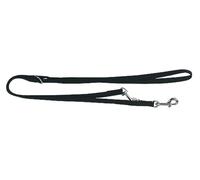 Kerbl Pet Laisse Miami, Laisse pour Chien, Noire, 200cmx25mm, Nylon, réglable sur 3 Positions
