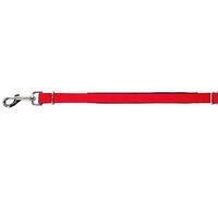 Kerbl Pet Laisse Multi-usages Miami, Laisse pour Chien, Rouge, 180cmx20mm, Nylon, réglable en continu