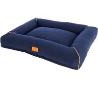Kerbl Pet Lit Douillet Jerome - Bleu foncé/Cognac - 75 x 60 x 10 cm