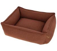 Kerbl Pet Lit Douillet Oliver pour Chiens, Tissu Robuste, Housse Lavable, Dessous antidérapant, Lit Moderne pour Chiens, Marron, 85x70x25 cm