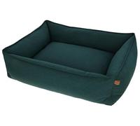 Kerbl Pet Lit Douillet Oliver pour Chiens, Tissu Robuste, Housse Lavable, Dessous antidérapant, Lit Moderne pour Chiens, Vert Anglais, 110x85x26 cm