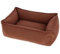 Kerbl Pet Lit Douillet Oliver pour Chiens, Tissu Robuste, Housse Lavable, Dessous antidérapant, Lit Moderne pour Chiens, Marron, 70x 60x24 cm