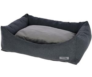 Kerbl Pet lit Douillet Platin Ortho, Coussin pour Chien, Gris, 110x75x27 cm, Polyester, Coussin réversible Amovible
