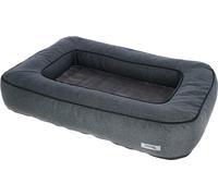 Kerbl Pet lit Douillet Platin Ortho, Coussin pour Chien, Gris, 97x70x18 cm, Polyester, Matelas Amovible