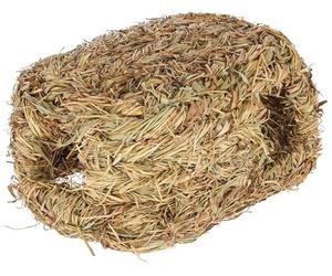 Kerbl Pet Maison en Herbe avec Deux entrées, abri pour Petits Animaux, 28x18x15cm, Herbe, rongeurs, sans Fil ni Plastique