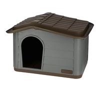 Kerbl Maison extérieure pour chats 60 x 51 x 41 cm Gris et marron Plastique
