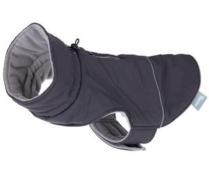 Kerbl Pet Manteau pour Chien Montréal, Veste imperméable, Taille S, Gris, 35 cm, Polyester, Coupe-Vent et déperlant
