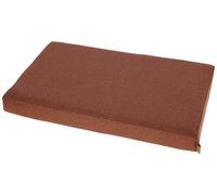 Kerbl Pet Matelas en Mousse à mémoire de Forme Oliver, pour Chiens avec problèmes d'articulations, Orthopédique, Housse Lavable, Made in Italy, Marron, 80x50x8 cm
