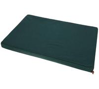 Kerbl Pet Matelas en Mousse à mémoire de Forme Oliver, pour Chiens avec problèmes d'articulations, Orthopédique, Housse Lavable, fabriqué en Italie, Vert Anglais, 115x75x8 cm