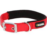 Kerbl Pet Miami Plus Collier en nylon avec doublure souple, rouge, 33-39cm/20mm