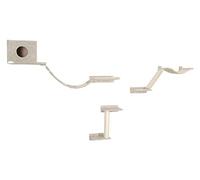 Kerbl Mur d'escalade pour chats Mont Everest 9 pièces beige
