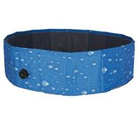 Kerbl Pet Piscine pour Chien Bubble, Piscine d'eau, Bleue, 30cm, 120cm, PVC, Chiens, résistante aux Rayures, Montage et démontage Rapides