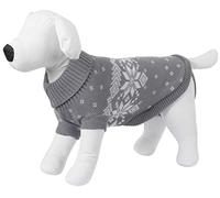 Kerbl Pet Pull-Over Lillehammer Gris/Blanc, Taille S, 35cm