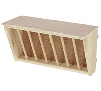 Kerbl – Râtelier à foin beige 37×17×20 cm, bois non traité, protection contre salissures