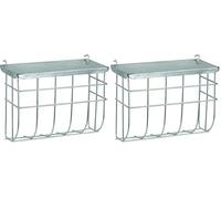 Kerbl Pet Râtelier à Foin pour Rongeur avec Couvercle, 25x9x17cm (Lot de 2)
