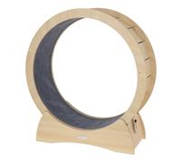 Kerbl Pet Roue d'exercice pour Chats, Bois MDF, Polyester, 90 x 34 x 97 cm, avec Moquette, silencieuse, avec Frein de stationnement