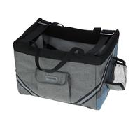 Sac à vélo pour chien ou chat- KERBL - Vacation - Gris/bleu - 38x29x25 cm