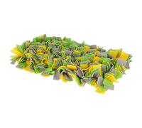 Kerbl Pet Tapis à renifler Jaune/Vert/Gris, 50x30cm