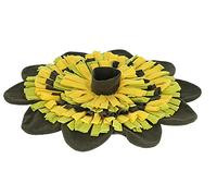 Kerbl Pet Tapis à renifler Sunflower Jaune/Vert, Ø60cm