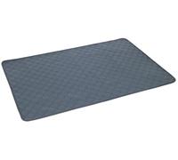 Kerbl Pet Tapis urinaire, pour Animaux domestiques souffrant d'incontinence, Absorbant, Lavable en Machine, Antidérapant, pour Caisse de Transport et lit de Chien, Gris, Grau, 90x60 cm